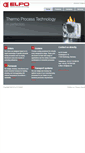 Mobile Screenshot of en.elpo-thermoprozesstechnik.de